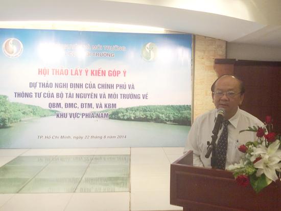Thứ trưởng Bùi Cách Tuyến phát biểu tại Hội thảo