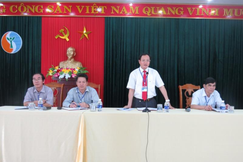 Đồng chí Lê Minh Ngân – Giám đốc Sở phát biểu tại hội nghị