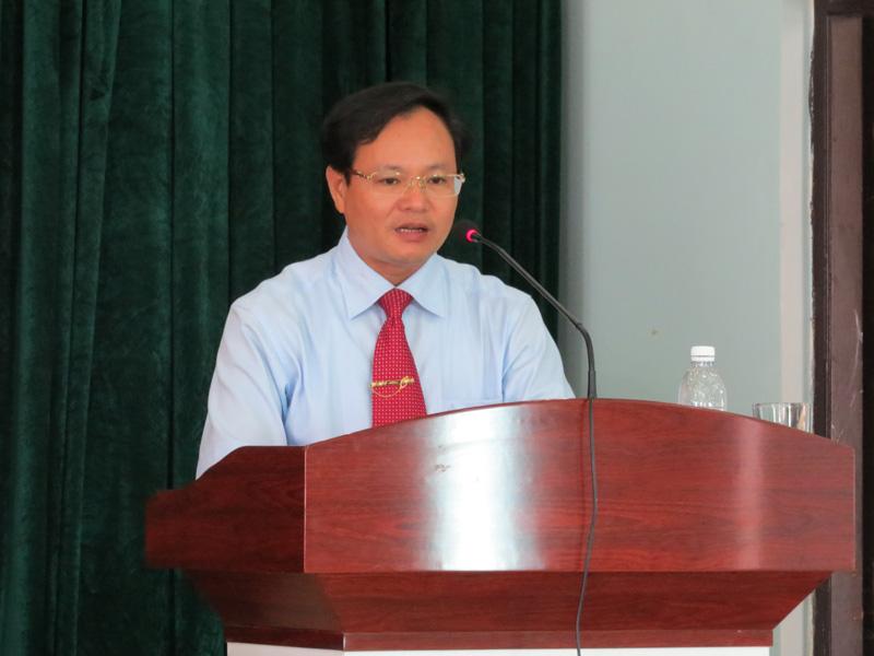 Đ/c Lê Minh Ngân - Giám đốc Sở phát biểu chỉ đạo đại hội