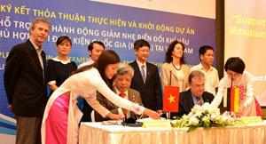 biến đổi khí hậu, NAMA, GIZ, Bộ Tài nguyên Môi trường, dự án, khởi động, lễ ký kết, thỏa thuận, 4 triệu Euro