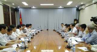 Toàn cảnh buổi làm việc.