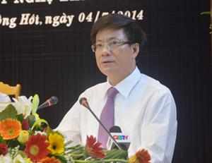 Đồng chí Lương Ngọc Bính, Ủy viên Trung ương Đảng, Bí thư Tỉnh ủy, Chủ tịch HĐND tỉnh khai mạc hội nghị.